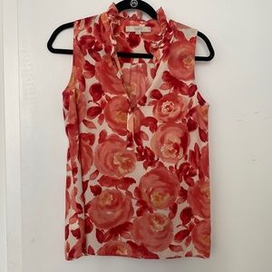 Loft Sleeveless Printed Blouse